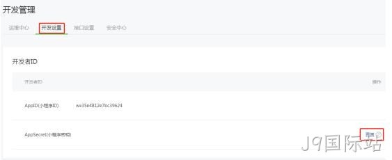 开发设置