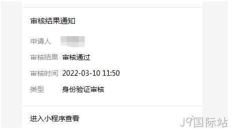 审核结果
